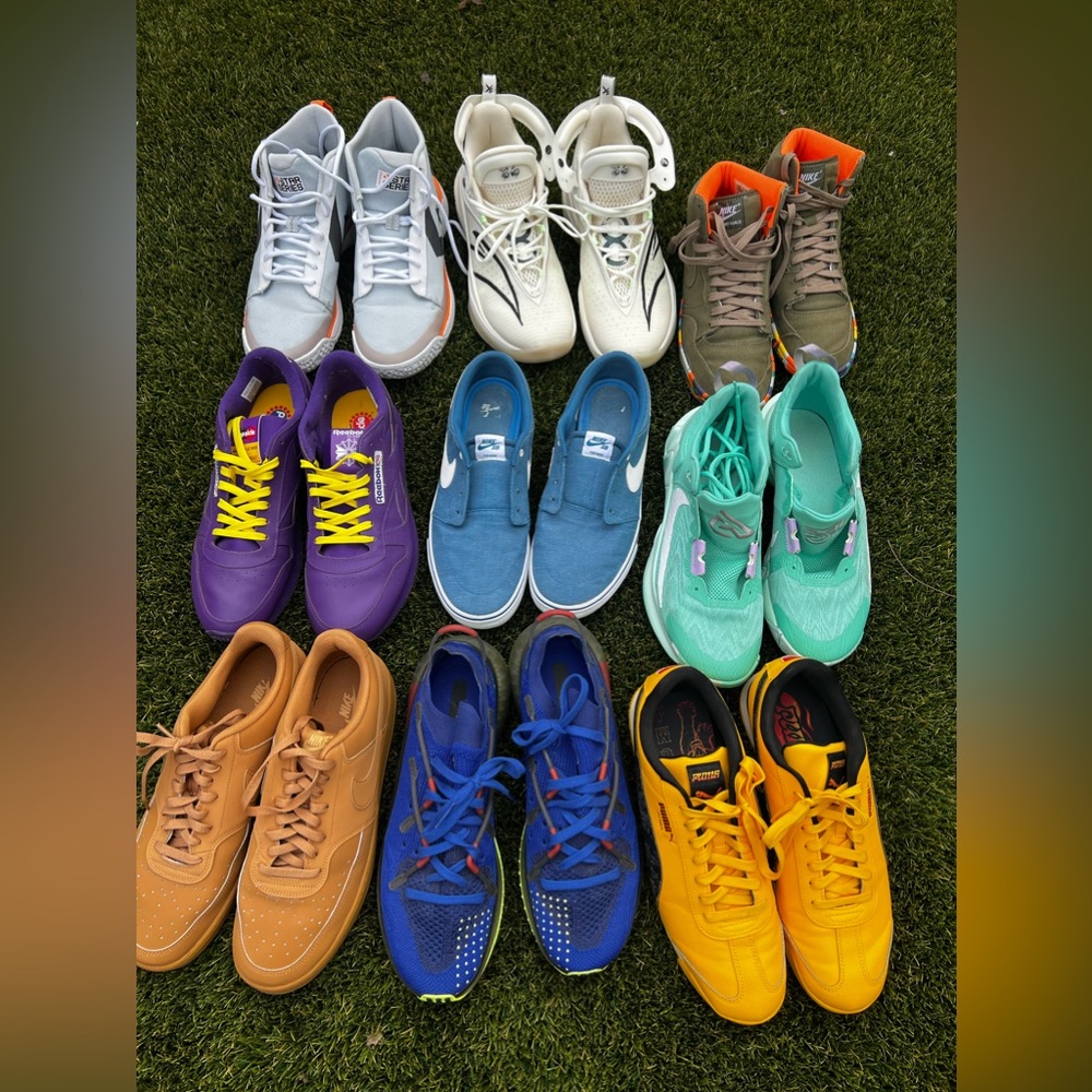 9 pairs shoe lot priced to flip or expand your collection - only $11 per pair
